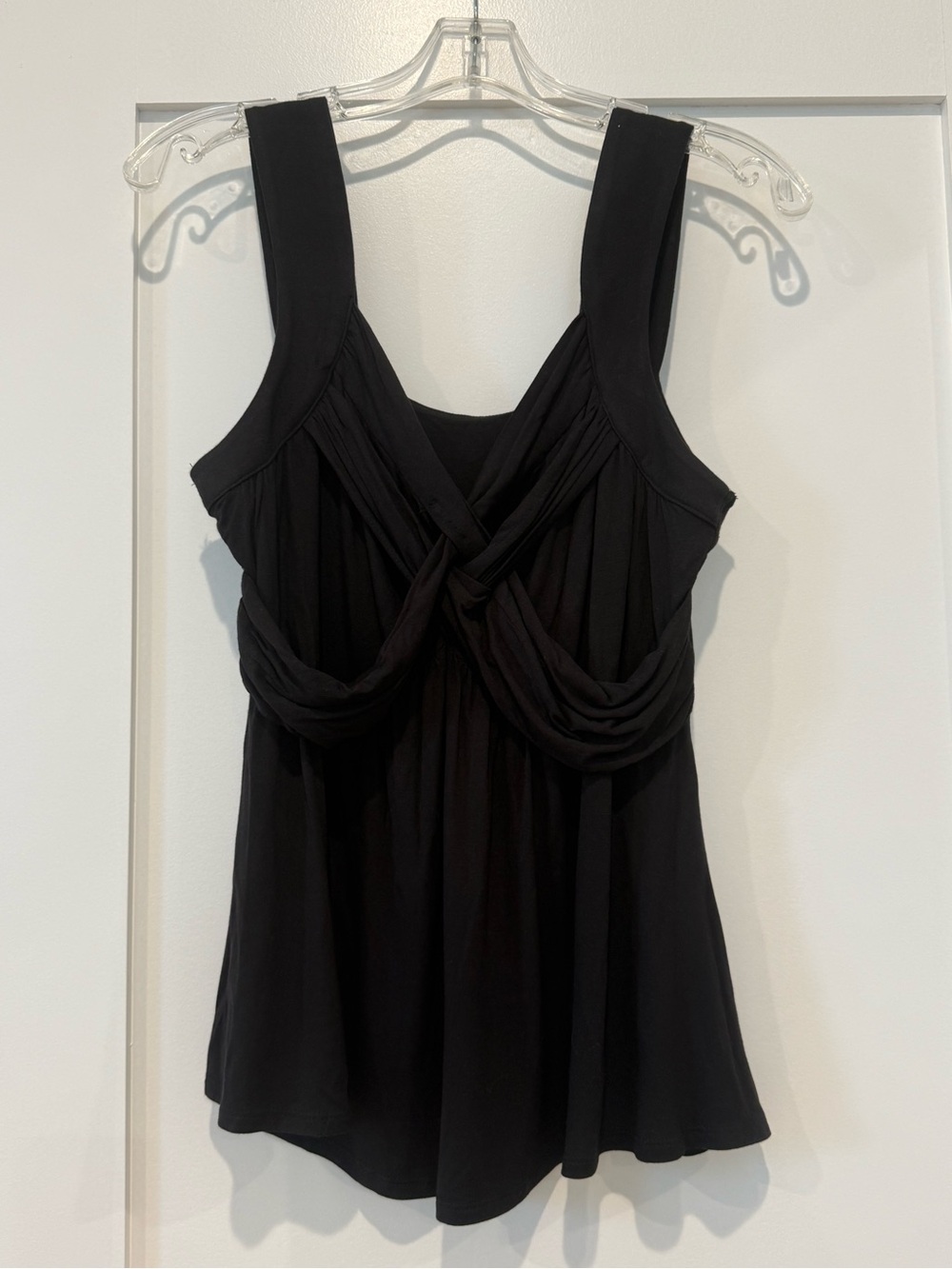 NWT New York & Company Black Sleeveless Swing Tank Top | Size Medium